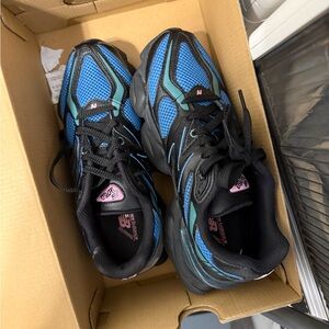 New Balance 9060 Blue and Black Athletic Sneakers